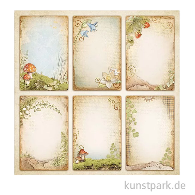 Artikelbild 3 des Artikels “Stamperia Scrappapier - Hidden Grove 6 Cards, 30,5 x 30,5 cm “