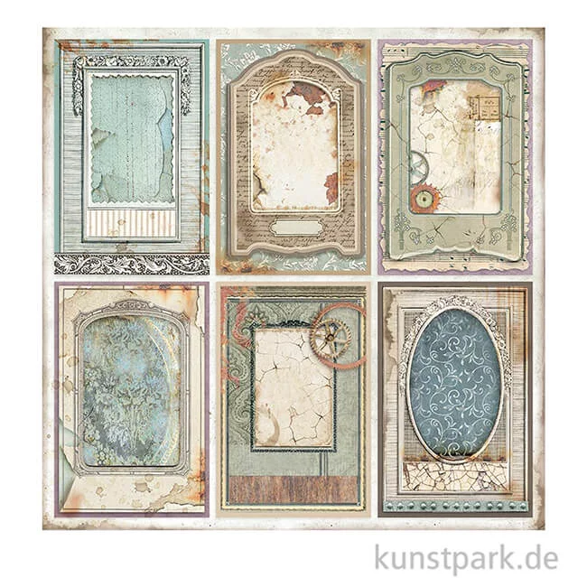 Artikelbild 3 des Artikels “Stamperia Scrappapier - Lady Vagabond Lifestyle Cards, 30,5 x 30,5 cm “