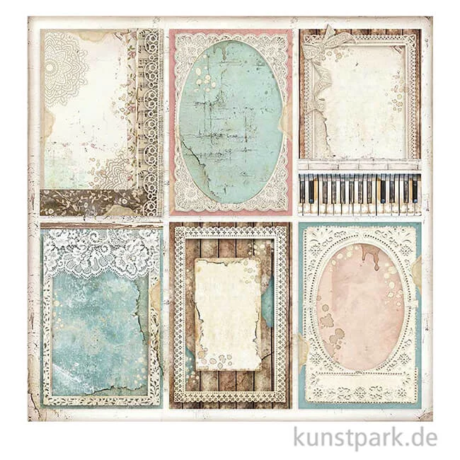 Artikelbild 3 des Artikels “Stamperia Scrappapier - Passion Cards, 30,5x30,5 cm “