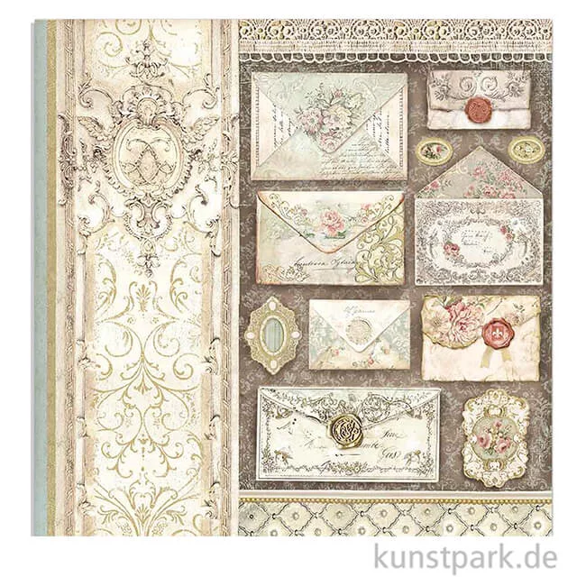 Artikelbild 3 des Artikels “Stamperia Scrappapier - Princess Letters, 30,5 x 30,5 cm “