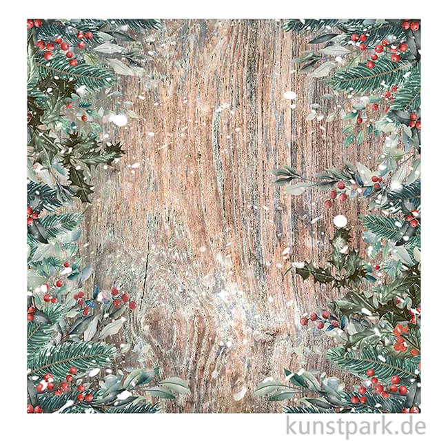 Artikelbild 3 des Artikels “Stamperia Scrappapier - Romantic Christmas Birds, 30,5x30,5 cm “