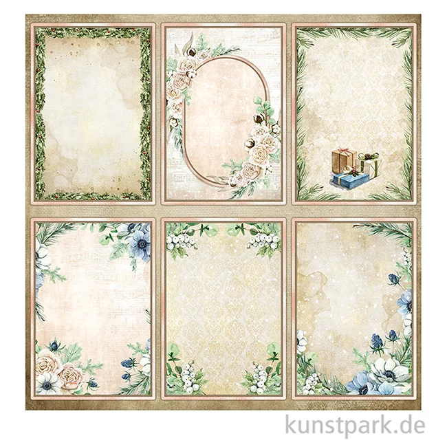 Artikelbild 3 des Artikels “Stamperia Scrappapier - Romantic Cozy Winter Cards 30,5 x 30,5 cm “