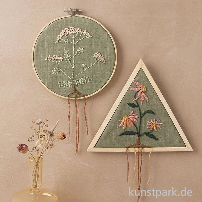Artikelbild 3 des Artikels “Stickset für Anfänger - Rahmen, Staubgrün “