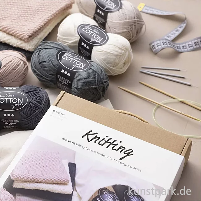 Artikelbild 3 des Artikels “Stricken Lernset mit Garn, Stricknadeln und Zubehör “