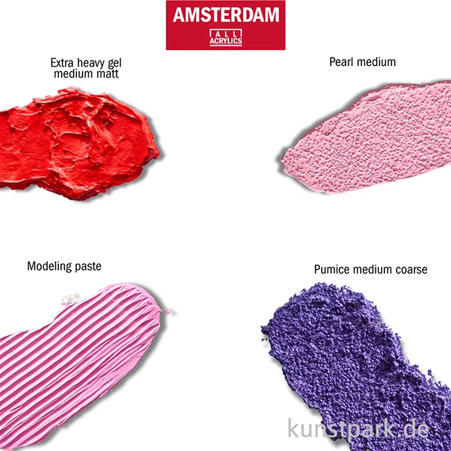 Artikelbild 3 des Artikels “Talens AMSTERDAM Malmittel Set, Sculpt + Shape, Modellieren, 4x 120 ml “