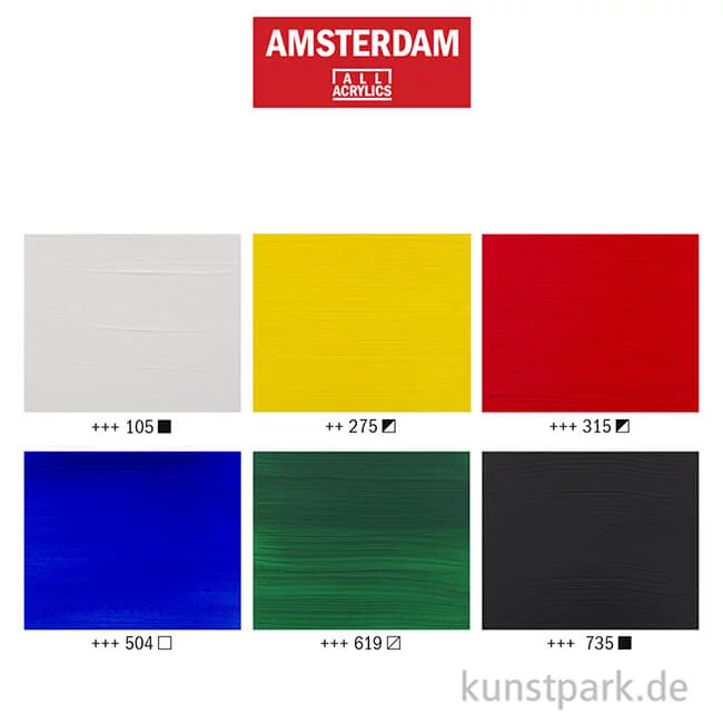 Artikelbild 3 des Artikels “Talens AMSTERDAM Acrylfarben Introset I mit 6 x 20 ml “