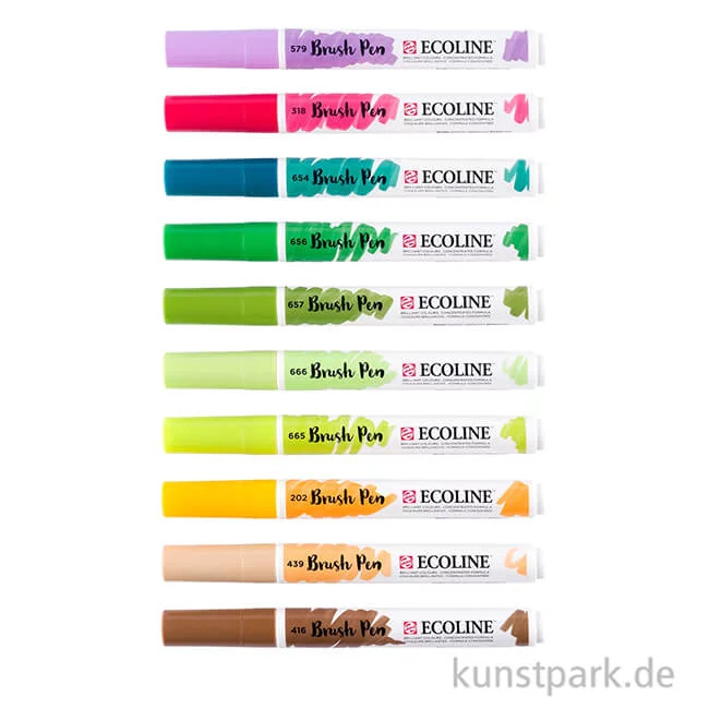 Artikelbild 3 des Artikels “Talens ECOLINE Brush Pen 10er Set - Botanic “