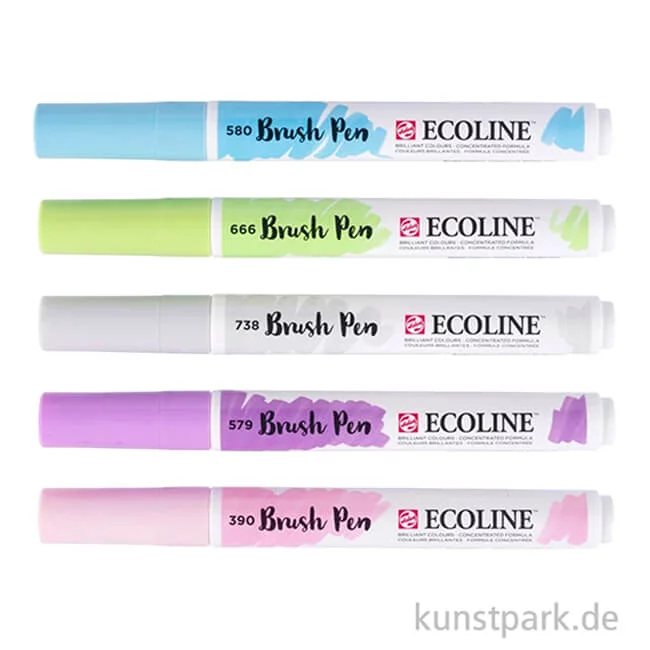 Artikelbild 3 des Artikels “Talens ECOLINE Brush Pen 5er Set - Pastellfarben “
