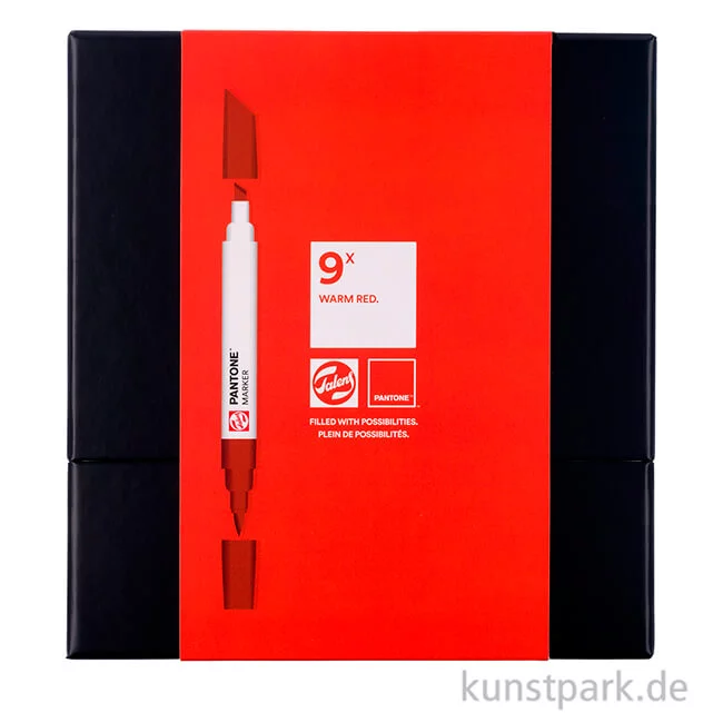 Artikelbild 3 des Artikels “Talens Pantone Marker Set - 9 Warm Red Farben “