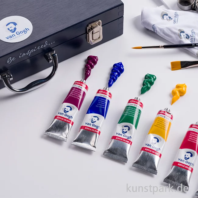 Artikelbild 3 des Artikels “Talens VAN GOGH Acrylfarben Starter Set XL mit 12 x 40 ml + Zubehör “