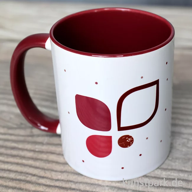 Artikelbild 3 des Artikels “Tasse, Bordeaux, Bedruckt, Design, kunstpark “