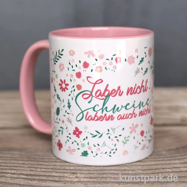 Artikelbild 3 des Artikels “Tasse, Rosa, Bedruckt, Design, Laber nicht “