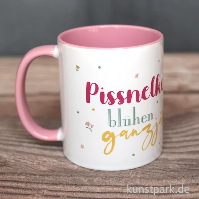 Artikelbild 3 des Artikels “Tasse, Rosa, Bedruckt, Design, Pissnelke “