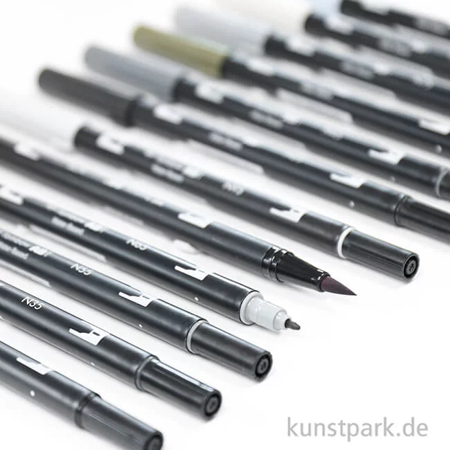 Artikelbild 3 des Artikels “Tombow Dual Brush Pen - Set 12 Grautöne “