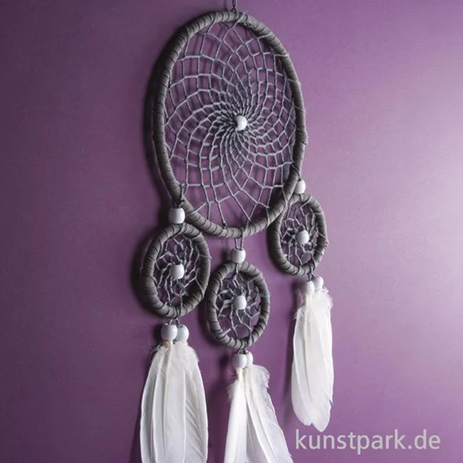 Artikelbild 3 des Artikels “Traumfänger Set - Weiß-Grau, 17x33 cm “