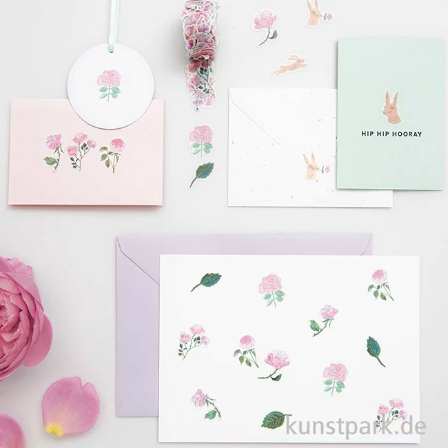 Artikelbild 3 des Artikels “Washi Sticker - La Vie en Rose, 200 Aufkleber “