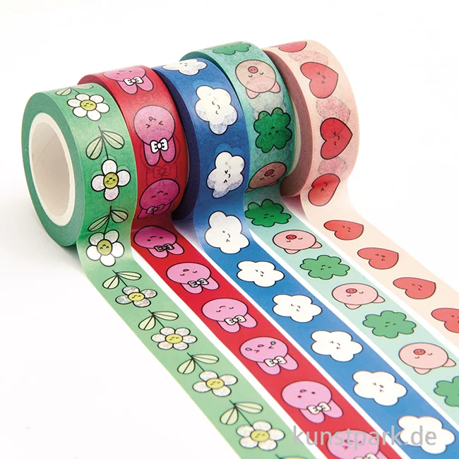 Artikelbild 3 des Artikels “Washi Tape Set - Chingu, 5 Stück, je 10 m “