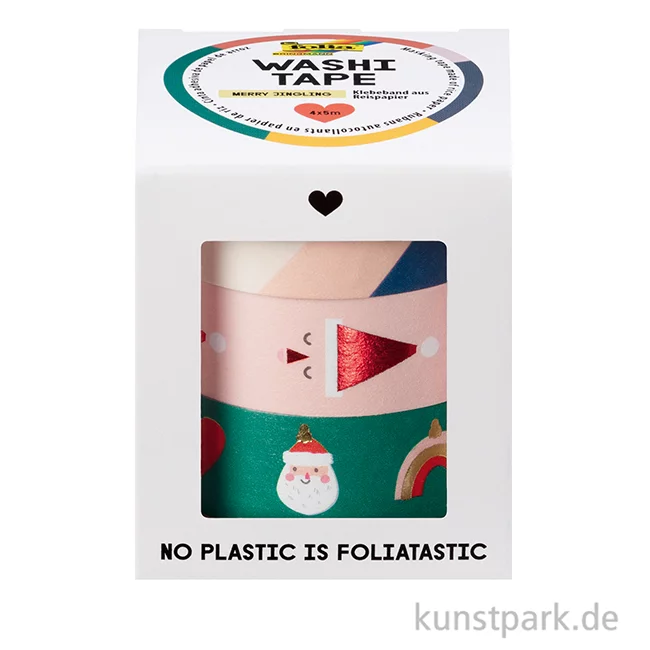 Artikelbild 3 des Artikels “Washi-Tape Set - MERRY JINGLING, Hotfoil, 4 Rollen, je 5 m “