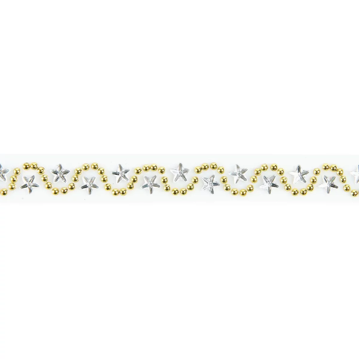 Artikelbild 3 des Artikels “Washi Tape - Strass-Perlen, Sterne, Silber, Gold, 1,9 x 50 cm “