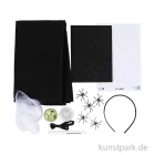 Artikelbild 3 des Artikels “Bastelset - Halloween Kostüm, Haarreif + Umhang, Fledermaus, Schwarz “