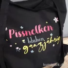 Artikelbild 3 des Artikels “Baumwolltasche, Schwarz, Bedruckt, Design, Pissnelken “