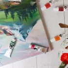 Artikelbild 3 des Artikels “Bob Ross Leinwand “