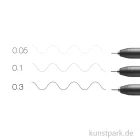 Artikelbild 3 des Artikels “COPIC Multiliner Set - Schwarz, 3 Strichstärken, 0,05-0,3 mm “