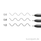 Artikelbild 3 des Artikels “COPIC Multiliner Set - Schwarz, 3 Strichstärken, 0,5-1 mm “