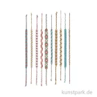 Artikelbild 3 des Artikels “DIY Freundschaftsarmbänder Set, Earthy Colours, 10 x 8 m Garn “