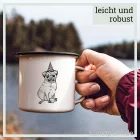 Artikelbild 3 des Artikels “Emailletasse - Mops, 300 ml “