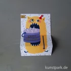 Artikelbild 3 des Artikels “Good old friends - Monsterkarte, Happy Birthday, Gelbes Monster “