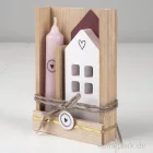 Artikelbild 3 des Artikels “Holz Klötzchen + Platten zum Basteln, Natur, Mini, 34er Set “