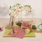 Artikelbild 3 des Artikels “Holzbausatz Miniatur Garten, 3D, Holz, Natur, 22-teilig, 21 x 19,2 cm “