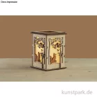 Artikelbild 3 des Artikels “Holzbausatz Tischlaterne Wald, Natur, 8,5 x 8,5 x 11,7 cm, 15-teilig “