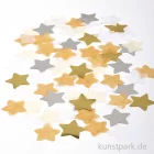 Artikelbild 3 des Artikels “Konfetti Sterne, Durchmesser 3 cm, Silber, Gold, Weiß, Creme, 30g “