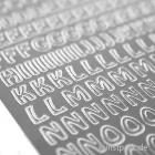 Artikelbild 3 des Artikels “Kreativ Sticker - Buchstaben groß, Silber, 10 x 23 cm “