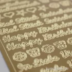 Artikelbild 3 des Artikels “Kreativ Sticker - Grüße, Gold, 10 x 23 cm “