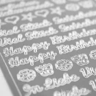 Artikelbild 3 des Artikels “Kreativ Sticker - Grüße, Silber, 10 x 23 cm “