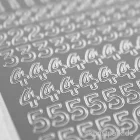 Artikelbild 3 des Artikels “Kreativ Sticker - Zahlen 1, Silber, 10 x 23 cm “