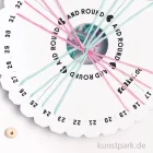 Artikelbild 3 des Artikels “Kumihimo Bastelset für Armbänder, Pastell Rainbow, 16-teilig “