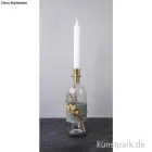 Artikelbild 3 des Artikels “Metall Flaschenkerzenhalter für Stabkerzen, Gold, 2,2/1,8x5cm, 2 Stk “