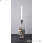 Artikelbild 3 des Artikels “Metall Flaschenkerzenhalter für Stabkerzen, Silber, 2,2/1,8x5cm, 2 Stk “