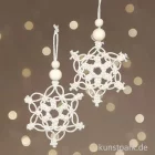 Artikelbild 3 des Artikels “Mini Bastelset Makramee - Schneeflocken, 10 cm “