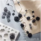 Artikelbild 3 des Artikels “Mini Bastelset Schmuck, Rosen, Schwarz, Weiß “
