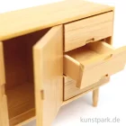 Artikelbild 3 des Artikels “Miniatur Sideboard, Esche Modern, 13 x 3,8 x 7 cm “
