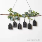 Artikelbild 3 des Artikels “Papphäuser zum Aufhängen, Schwarz, 9 x 4,5 x 4,5 cm, 6 Stück “