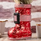 Artikelbild 3 des Artikels “Pappmaché Nikolausstiefel, Vase wasserdicht, 12,5 x 8 x 18 cm “