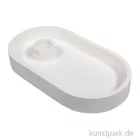 Artikelbild 3 des Artikels “Silikon Gießform - Kerzenständer Oval, 18,5 x 10,3 x 2,5 cm “