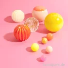 Artikelbild 3 des Artikels “Silikon Gießform - Kugel mit Streifen, Ø 7,5 x 7 cm “
