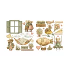 Artikelbild 3 des Artikels “Stamperia Rub On Transferfolien - Cozy Family, 6 Blatt XL “